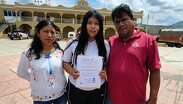 La aspirante Brisa García espera reunirse con autoridades de la UNAM para revisar su caso y así pueda comprobar su pase a la universidad