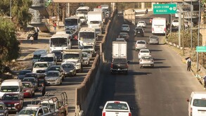 Cierre total en la carretera Naucalpan-Toluca. / Cuartoscuro
