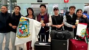Familiares recibieron a los cuatro estudiantes que interrumpieron su estadía para regresar a México / Facebook: Universidad Tecnológica de Huejotzingo