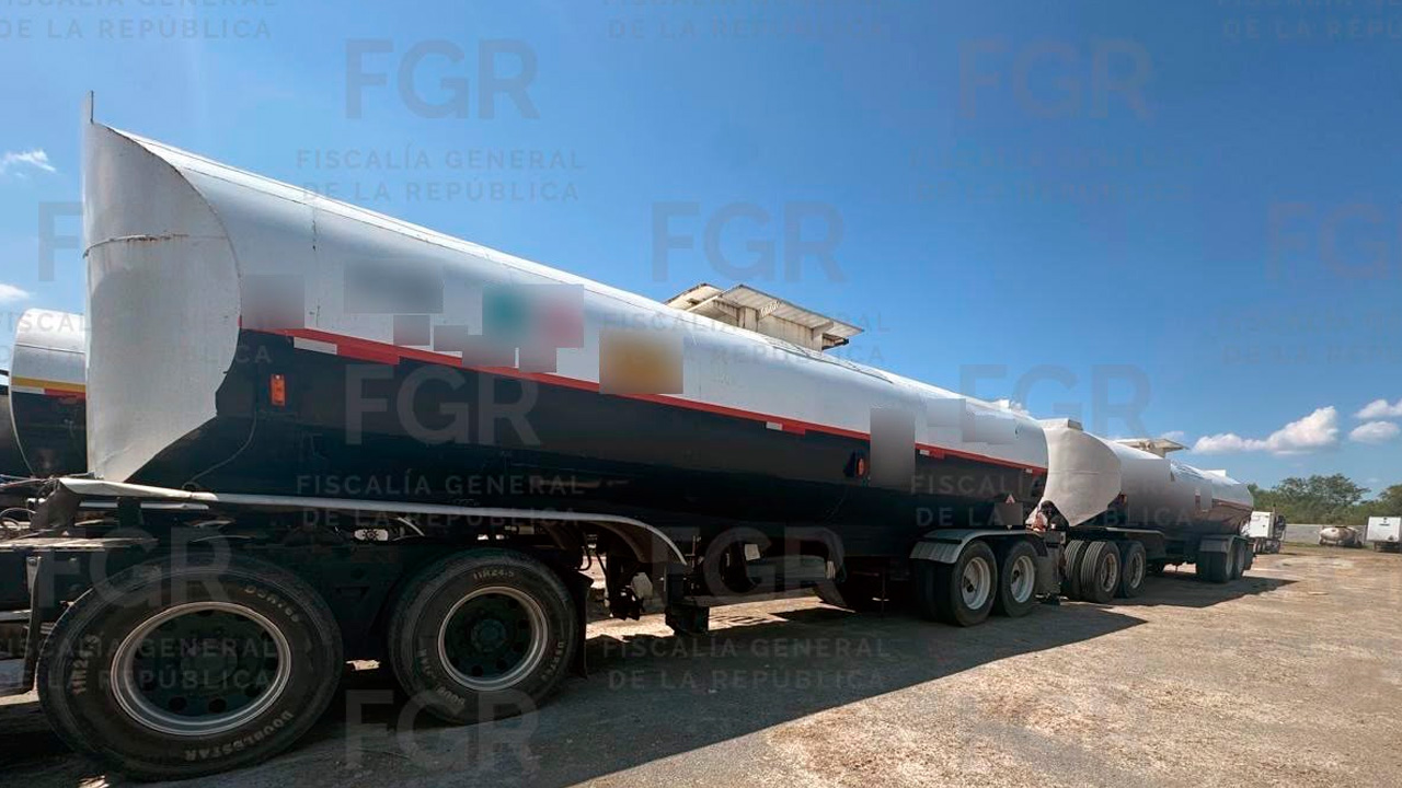 FGR decomisa 62 mil litros de hidrocarburo y vehículos en Pesquería, Nuevo León