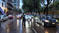 Pasajero de moto por aplicación muere en Circuito Interior. / Jorge Becerril