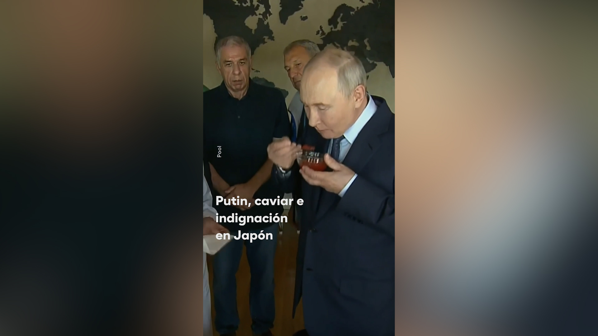 Putin, caviar e indignación en Japón