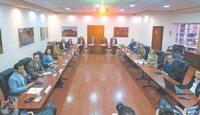 En la reunión participaron integrantes de la tesorería y representantes del Instituto de Contadores Públicos de Nuevo León.
