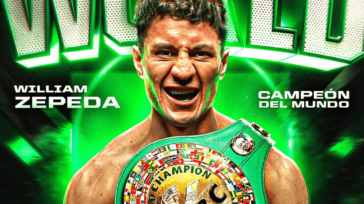 William Zepeda cumplió uno de sus mayores sueños como boxeador profesional. | @ringmagazine