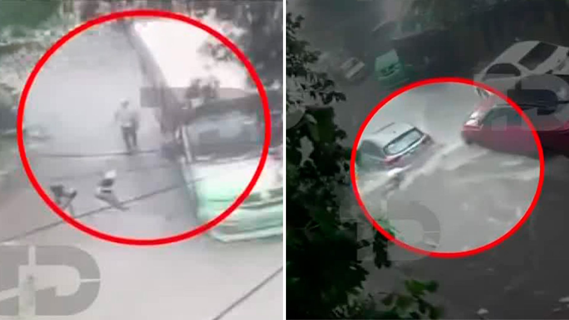 Buscan a joven que salió a la tienda y fue arrastrado por la corriente tras fuertes lluvias en la Álvaro Obregón