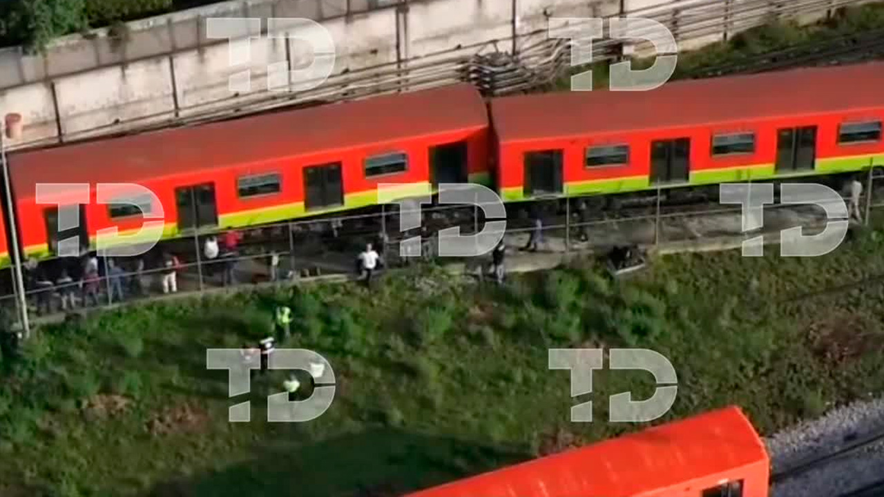 Convoy de Línea 3 del Metro CdMx descarrila durante maniobras en zona de talleres