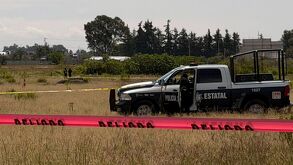 Elementos de seguridad de la Policía Municipal de Amozoc y Policía Estatal resguardaron el área | Ulises Raziel Juárez Guarneros