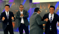 Erik Rocha y Lucho Ibarra celebran gol de Rayados en vivo