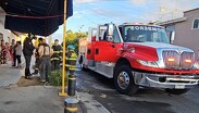 El incendio se registró al cruce de las calles Ejido y Artes en la colonia San Antonio de Guadalajara