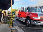 El incendio se registró al cruce de las calles Ejido y Artes en la colonia San Antonio de Guadalajara