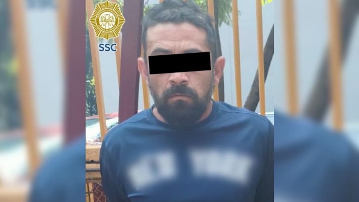 Un albañil fue detenido tras intentar extorsionar a una adulta mayor en la alcaldía Iztacalco de la Ciudad de México. | SSC