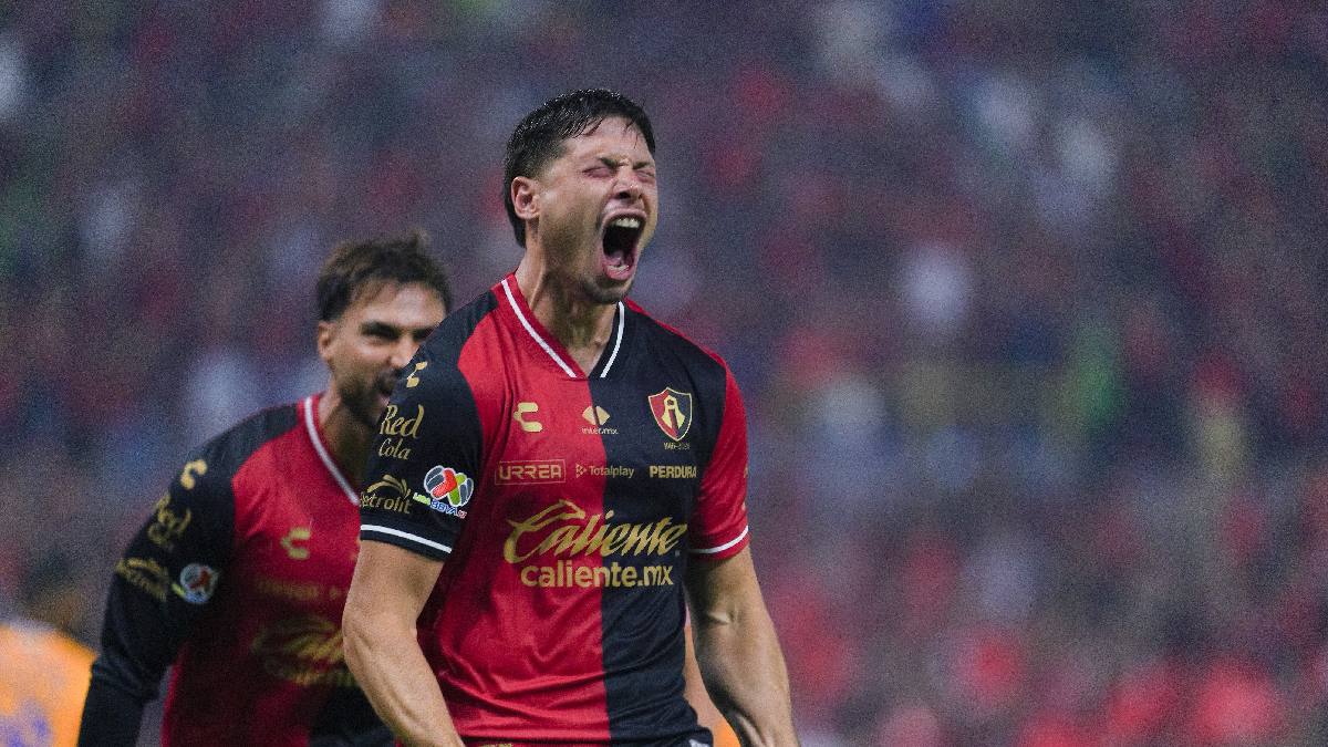 Manuel Capasso abrió el marcador en el Atlas vs Tigres al minuto 2' / Facebook