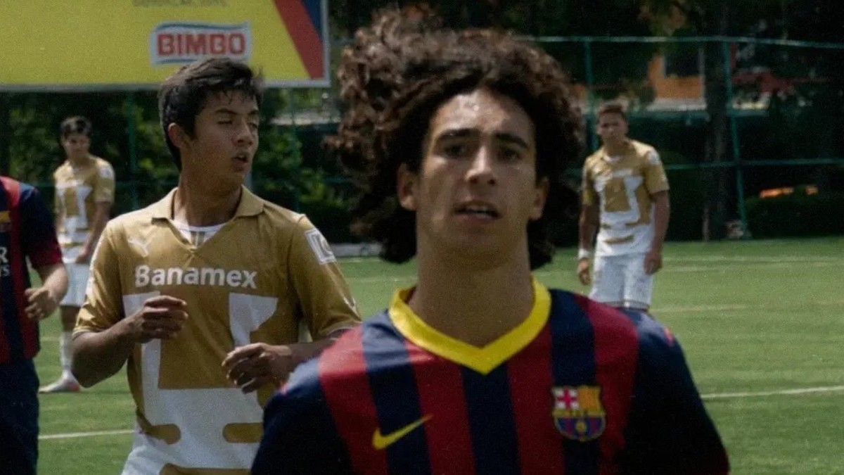 Marc Cucurella en un partido de fuerzas básicas contra Pumas / Cortesía