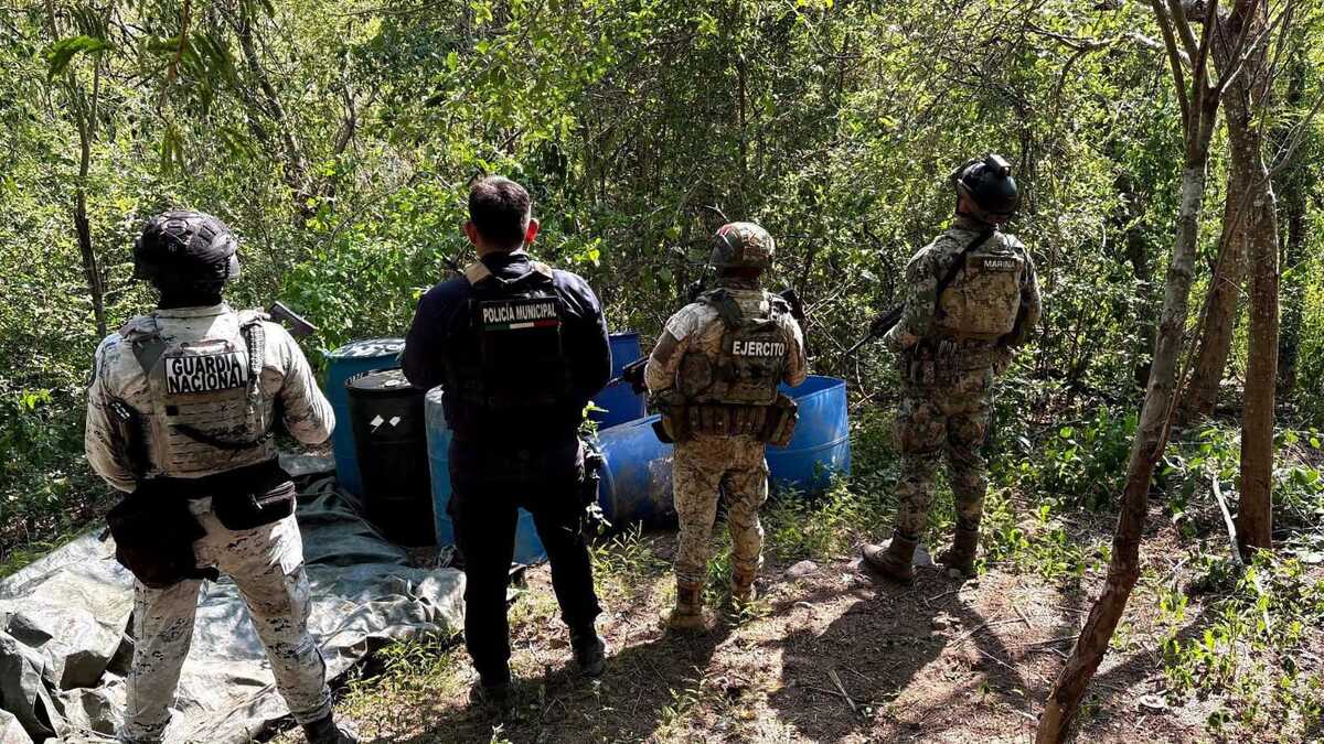 Operativos de patrullaje permitieron ubicar el laboratorio. | Semar