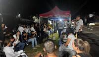 Vecinos organizan guardias de vigilancia en el predio donde se pretende construir.