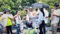 Familiares y amigos exigen en Guadalajara la localización con vida de Ricardo Cabezas. | Imágenes Ricardo Valdivia
