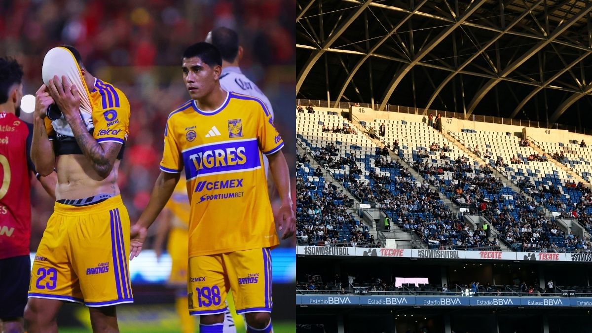 La afición hizo visible su descontento con los resultados obtenidos por el Monterrey, con una grave baja en la asistencia al Gigante de Acero.