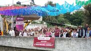 El alcalde Pepe Chedraui encabeza el inicio de los trabajos del puente vehicular en San Miguel Canoa
