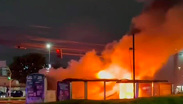 Autobús se incendia en Metepec tras presentar una falla mecánica