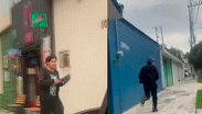 Ciudadanos persiguen y ayudan a detener a presunto ladrón en Toluca