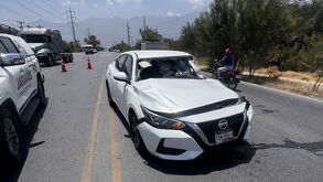 Conductor de un automóvil resultó policontundido tras chocar contra un camión de basura