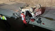 Escobedo: Muere conductor tras caer a un canalón en la colonia Praderas de San Francisco 2