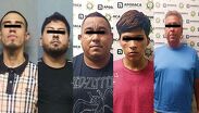 Los cinco hombres fueron detenidos en operativos dentro del municipio de Apodaca.