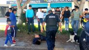Una multitud logró someter a Marco Fidel para tratar de cobrar justicia de mano propia / Ana Laura Vásquez