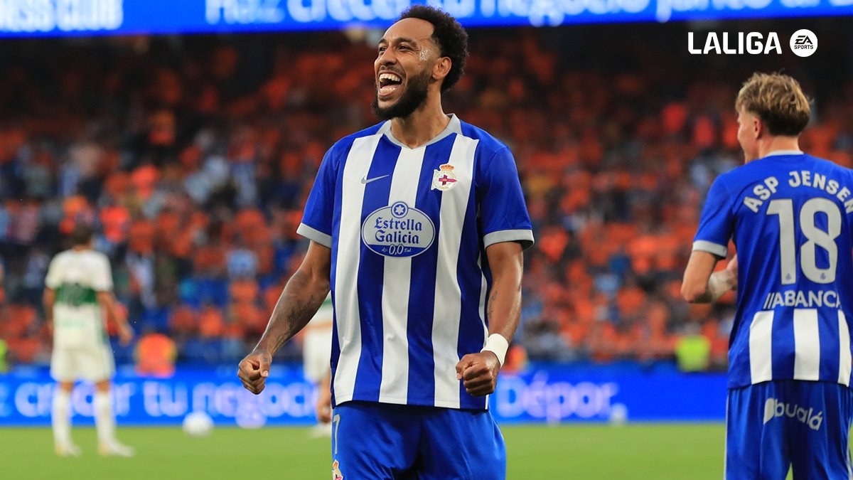 Pierre-Emerick Aubameyang jugó para el Barcelona en LaLiga en 2022 / Facebook