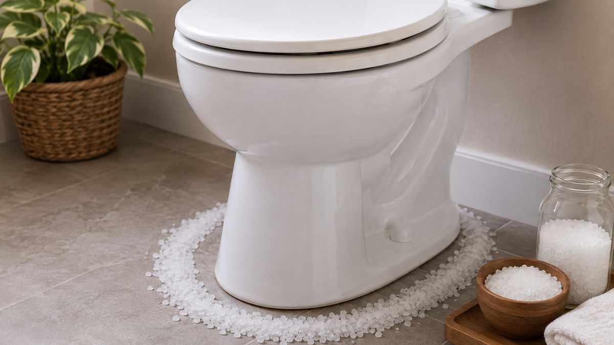 Protege las juntas del piso y combate el vapor en baños con poca ventilación usando este simple complemento de higiene. (Foto IA)