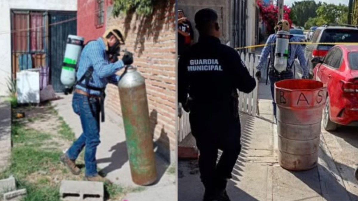 El tanque contiene gas cloro, una sustancia altamente tóxica y peligrosa, utilizada para la potabilización del agua.