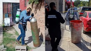 El tanque contiene gas cloro, una sustancia altamente tóxica y peligrosa, utilizada para la potabilización del agua.