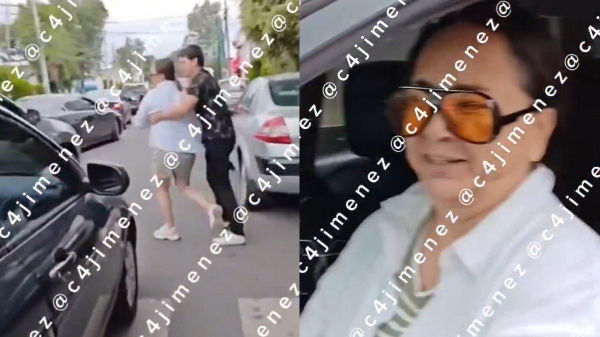 Captan a mujer ponchando las llantas de un vehículo tras un conflicto vial. / Carlos Jiménez