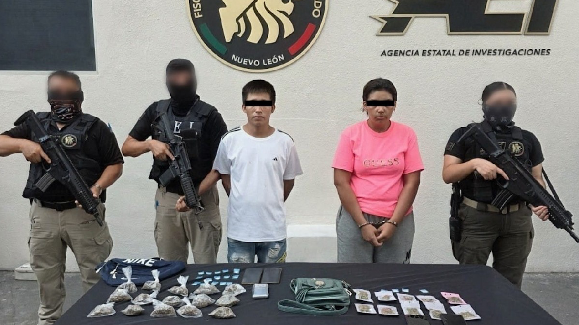 Detienen en Guadalupe a pareja por el feminicidio de una menor de dos años en Monterrey