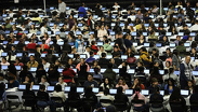 Examen UNAM en Palacio de los Deportes: suman 42 mil aspirantes y refuerzan operativo contra franeleros