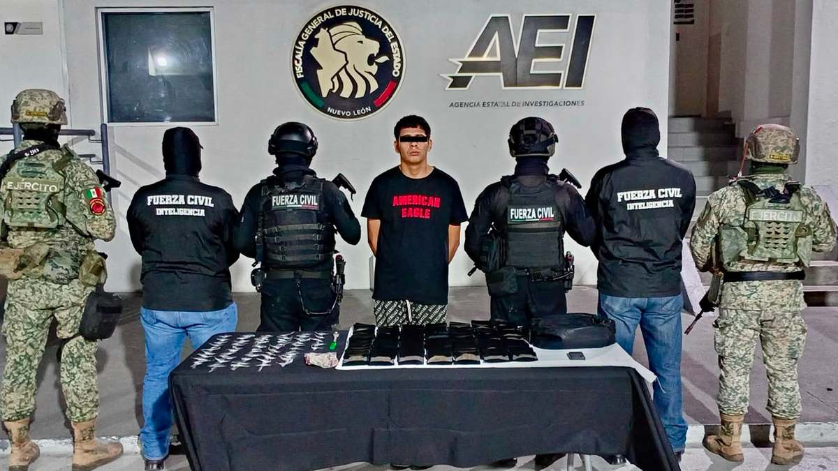 Fue interceptado en la calle Partido del Trabajo.