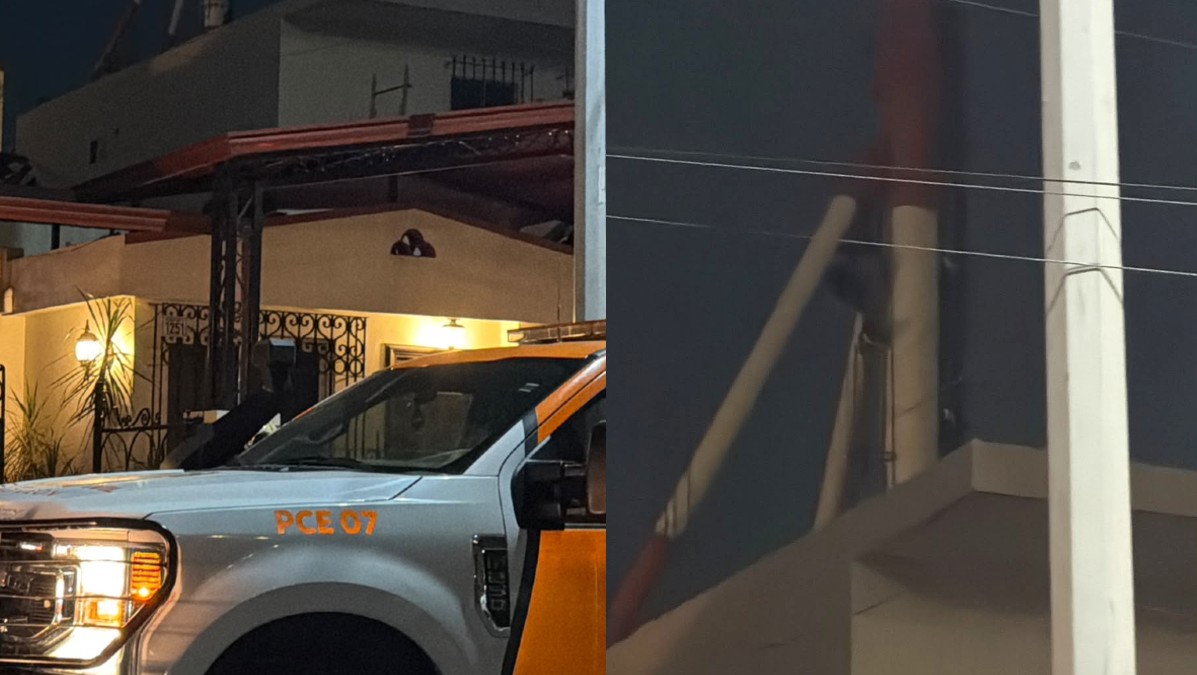 La situación se complicó debido a que el hombre portaba un cuchillo.