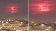 Luces rojas en el cielo de San Luis Potosí