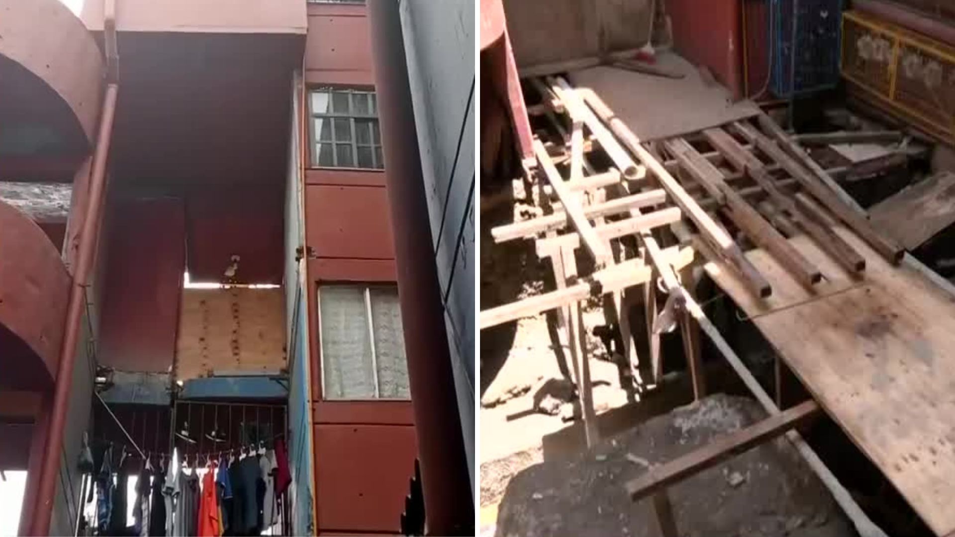 Riesgo en edificio de Azcapotzalco: 72 familias viven entre hundimientos y grietas