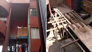 Riesgo en edificio de Azcapotzalco: 72 familias viven entre hundimientos y grietas