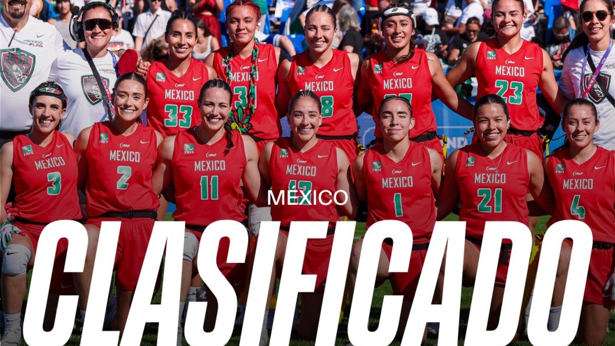 La Selección Mexicana de Flag Football consiguió su pase a Los Ángeles 2028 al ganar el bronce en el Campeonato Mundial en Alemania / @juegosolimpicos
