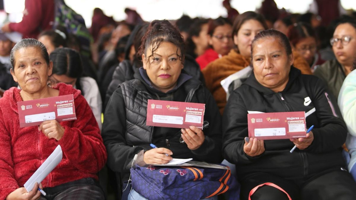 El apoyo de Mujeres con Bienestar brinda 2 mil 500 pesos a mujeres del Estado de México. | Facebook: Secretaría de Bienestar Edomex
