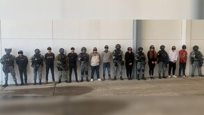 Autoridades federales y del estado de Michoacán lograron detener a nueve presuntos integrantes del CJNG | Secretaría de Defensa Nacional