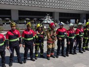 Los cuerpos de bomberos y protección civil forman parte de los simulacros | Cuartoscuro