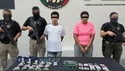 Los detenidos fueron identificados como Itzel Zulema de 23 años y José Antonio de 26.| Cortesía