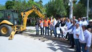 Se estima que los trabajos de rehabilitación de la plaza de San Jacinto concluyan en un periodo aproximado de dos meses.