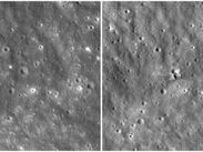 Desde 96 km de altura, el LRO captó vetas en forma de mariposa; el brillo revela rocas profundas expulsadas tras el impacto del cohete Falcon.