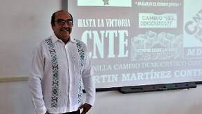Martín Martínez Contreras, coordinador general de la CNTE en Guanajuato | Cortesía