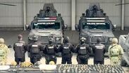 Operativo en Parás deja armas, miles de municiones y seis camionetas aseguradas