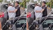 Le tocó el claxon y desató su furia en Tlalpan: conductora le poncha la llanta a un automovilista y huye